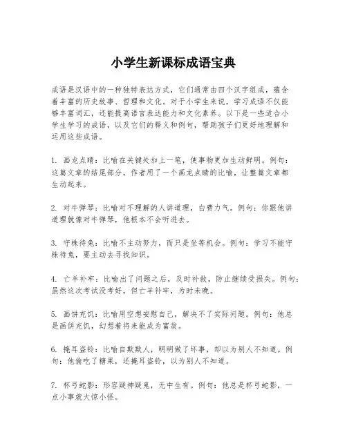 小学生新课标成语宝典