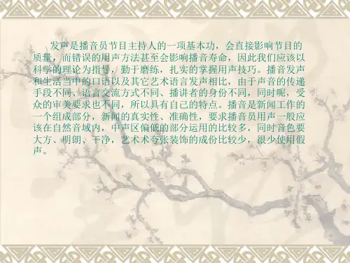 播音主持课件
