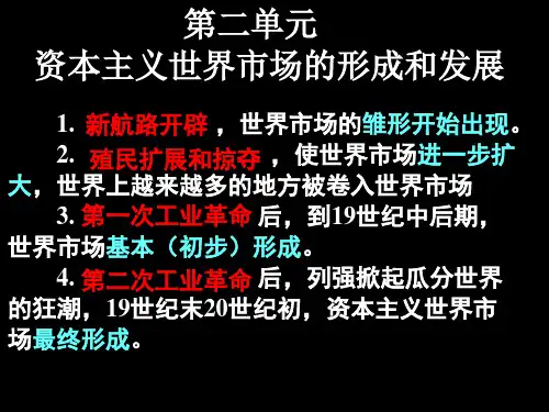 新航路的开辟