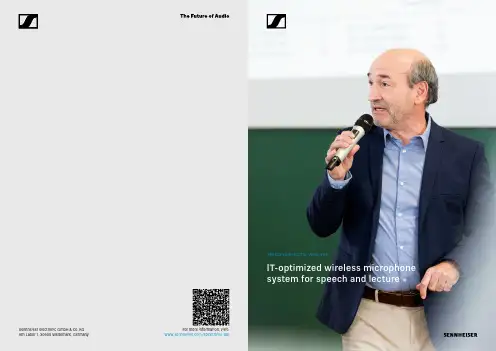 Sennheiser SpeechLine Digital Wireless系列产品说明说明书