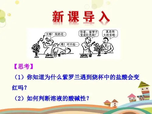 溶液的酸碱性完整版课件