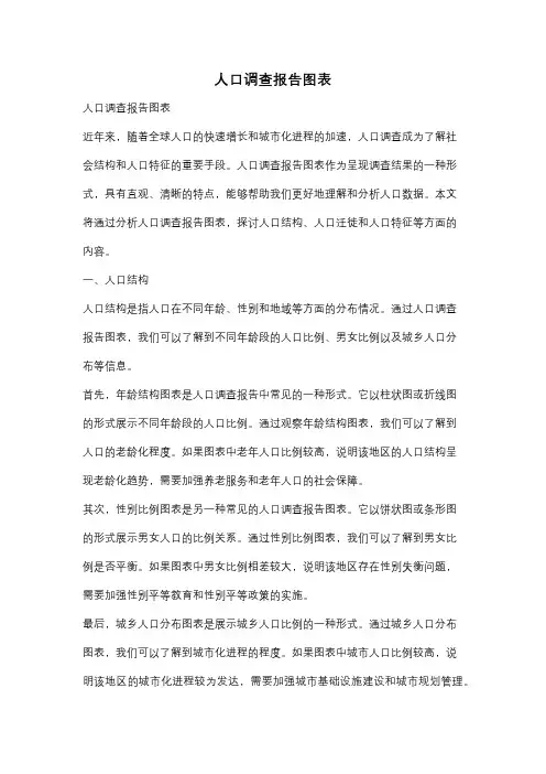 人口调查报告图表