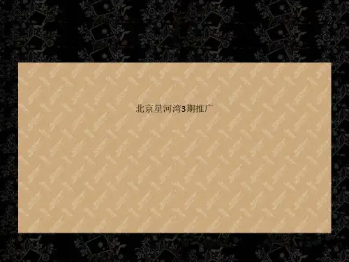 北京星河湾3期推广