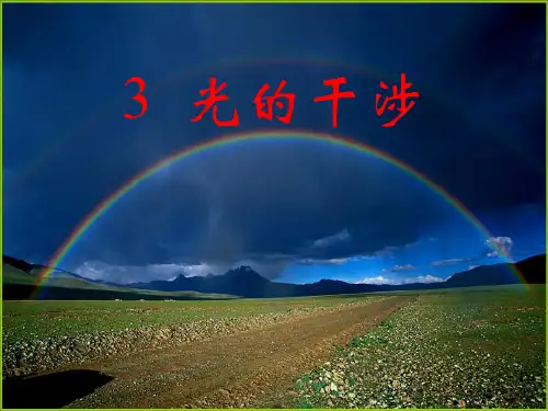 8   光的干涉、实验：用双缝干涉测量光的波长