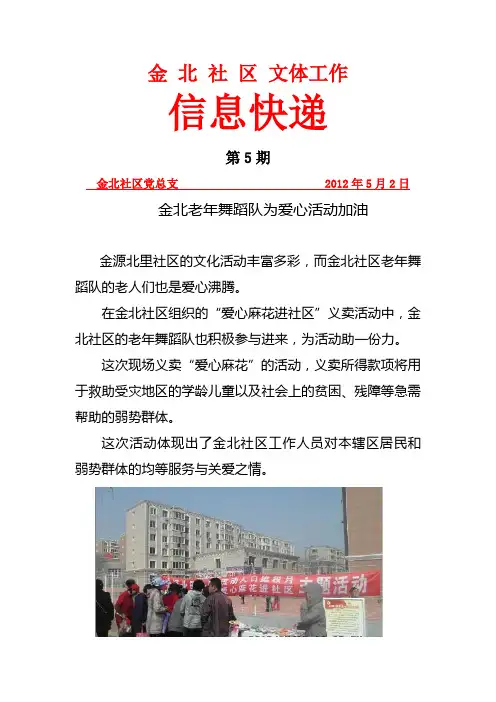 社区文化娱乐活动