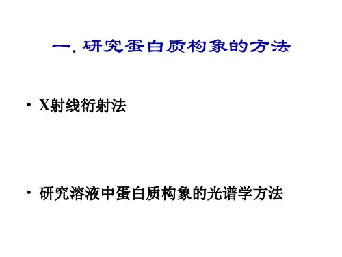 第三节蛋白质的三维结构PPT精品文档46页