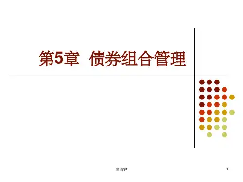 《债券组合管理》PPT课件