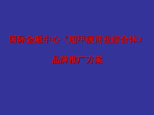 国际金融中心(超甲级商业综合体)品牌推广方案