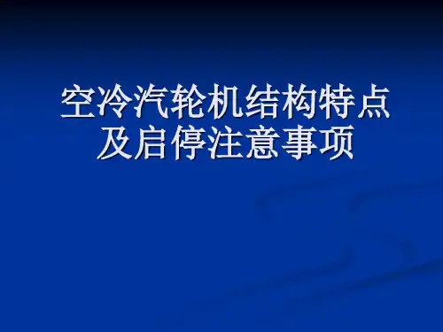空冷汽轮机