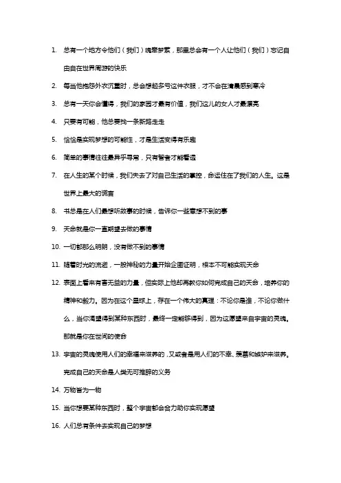 牧羊少年奇幻之旅