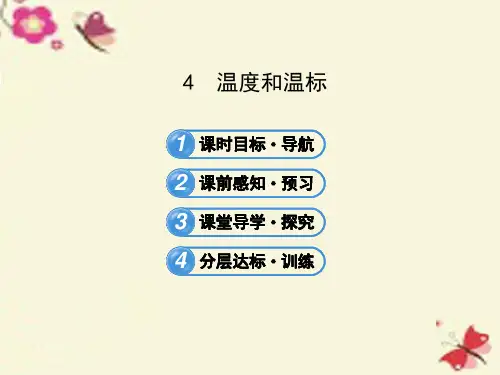 人教版高中物理选修(3-3)7.4《温度和温标》ppt课件