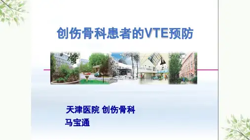 创伤骨科患者的VTE预防课件