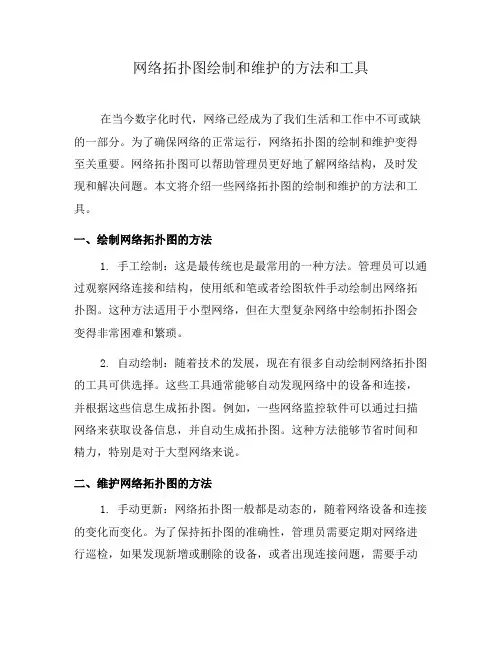 网络拓扑图绘制和维护的方法和工具(四)