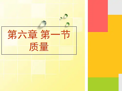 人教版八年级上册物理《质量》课件31张