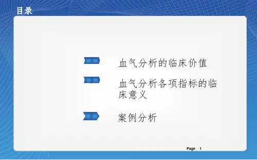 血气分析解读PPT课件