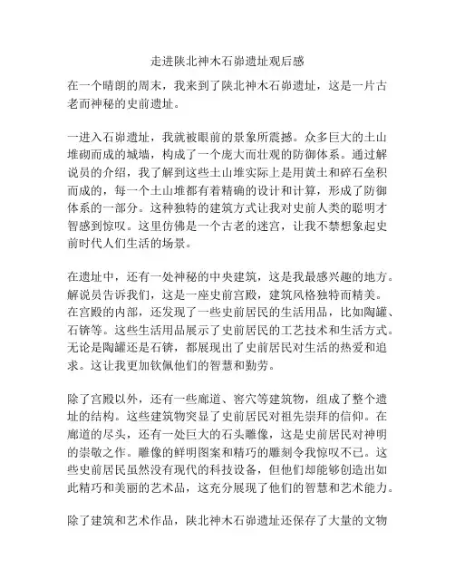 走进陕北神木石峁遗址观后感