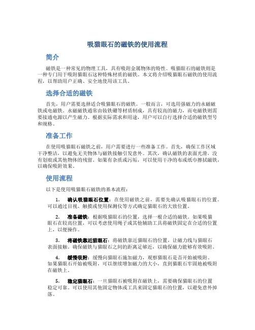吸猫眼石的磁铁的使用流程 (2)