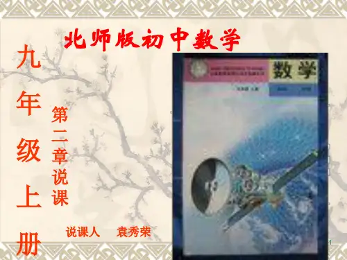 初中数学说课标说教材袁PPT课件