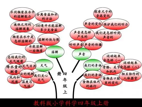 四年级上册知识树1