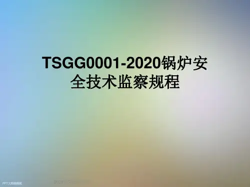 TSGG0001-2020锅炉安全技术监察规程