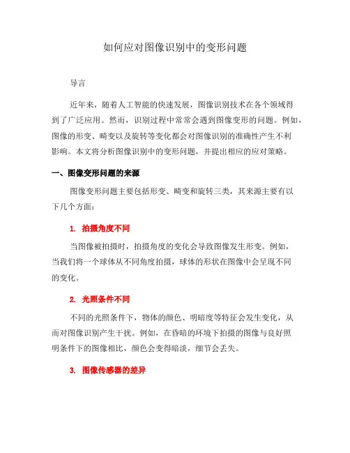 如何应对图像识别中的变形问题(五)