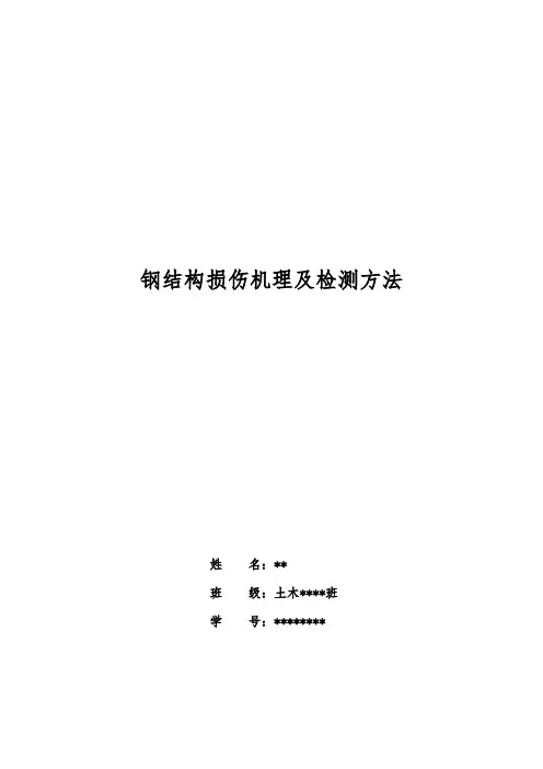 钢结构损伤机理与检测方法