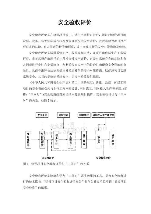 安全验收评价资料