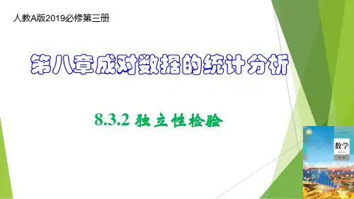 独立性检验(课件)高二数学(人教A版2019选修第三册)