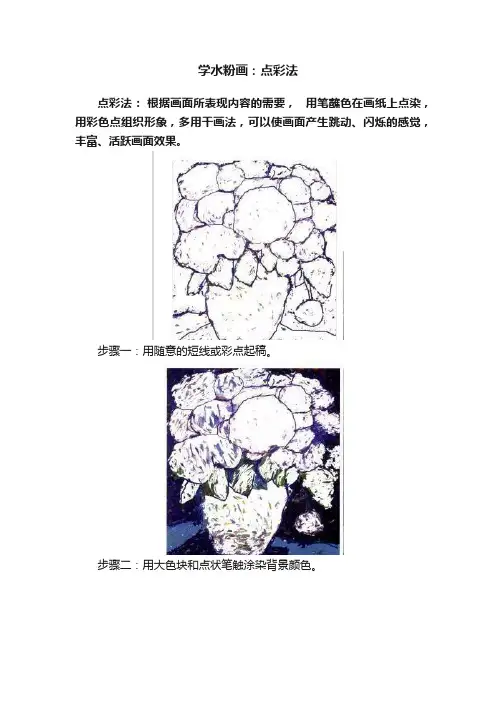 学水粉画：点彩法