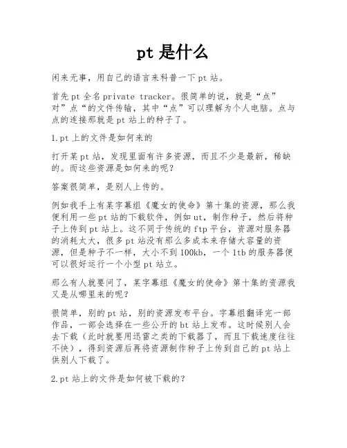 pt是什么