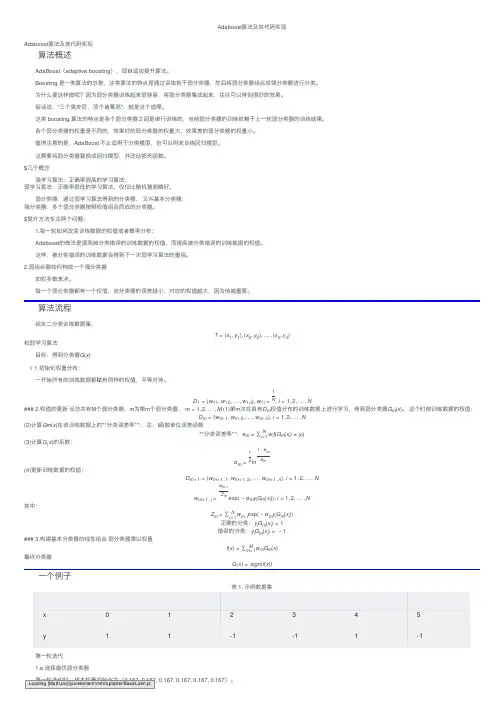 Adaboost算法及其代码实现