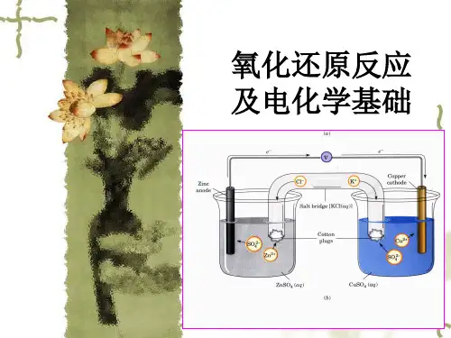 氧化还原反应电化学基础N