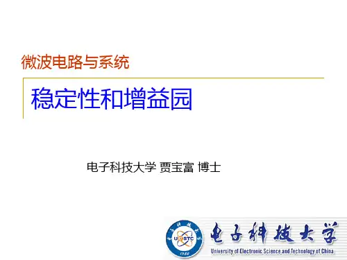 微波电路与系统(放大器稳定性)