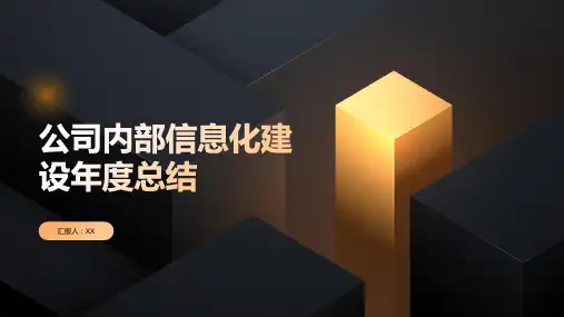公司内部信息化建设年度总结PPT模板
