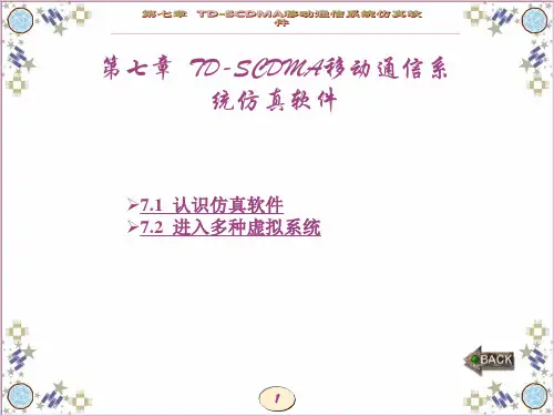 TDSCDMA移动通信技术系统及仿真实验