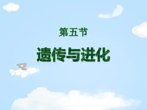 《遗传与进化》PPT【优质课件】