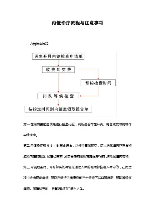内镜诊疗流程与注意事项