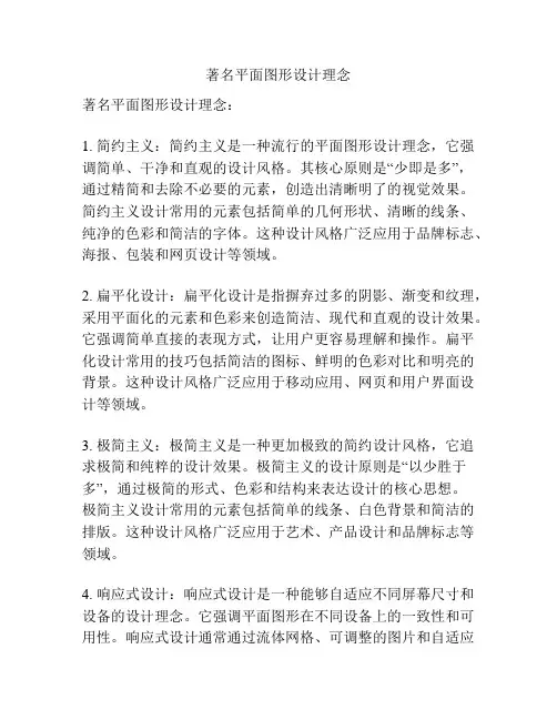 著名平面图形设计理念