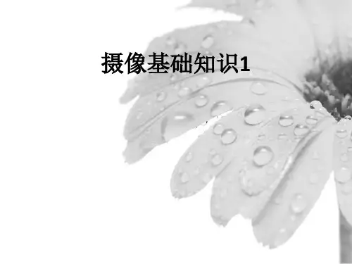 摄像基础知识1