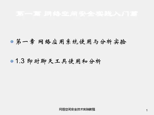 《网络空间安全技术实践教程》课件1.3课件