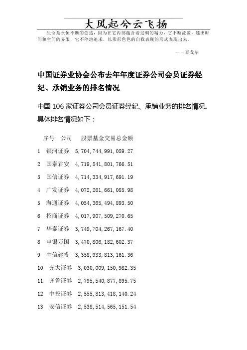 Aehvkhm中国证券公司排名