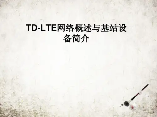 TD-LTE网络概述与基站设备简介