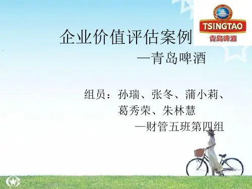 企业价值评估案例ppt课件