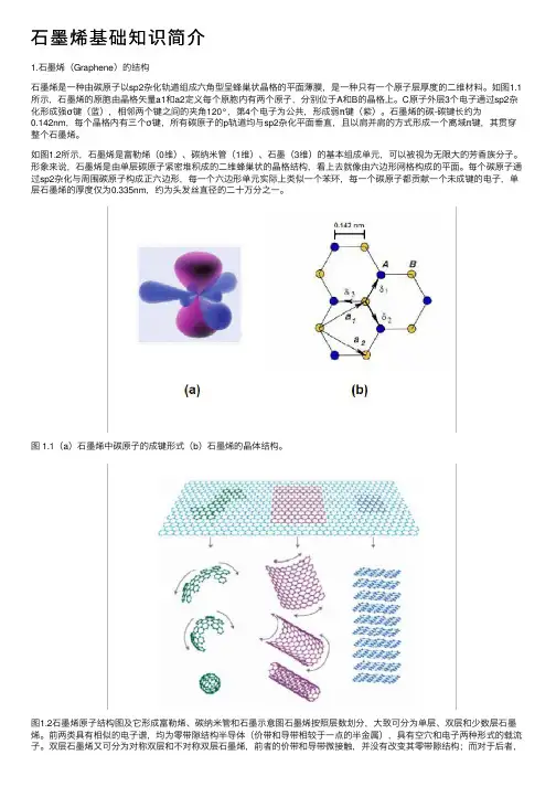 石墨烯基础知识简介