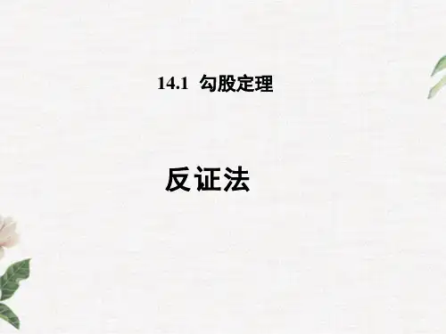 14.反证法PPT课件(华师大版)