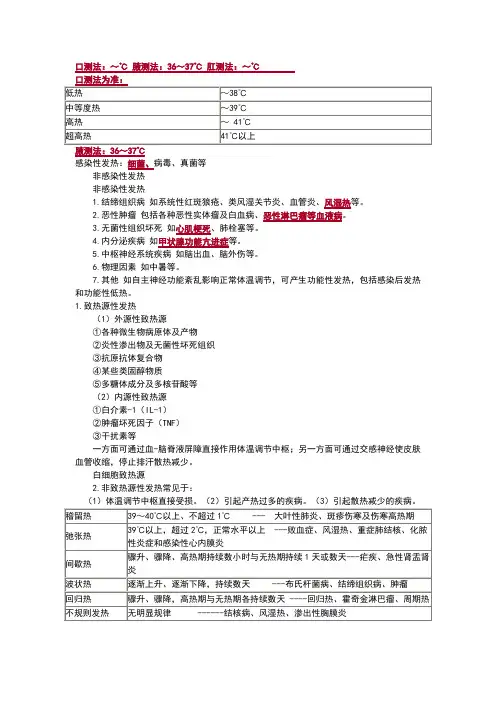 内科主治医师考试基础知识   记忆