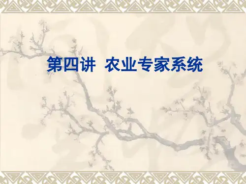 第四讲农业专家系统.pptx