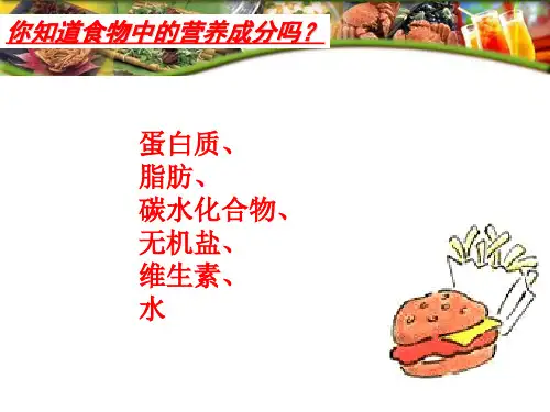 七年级生物食物的营养成分(PPT)2-2