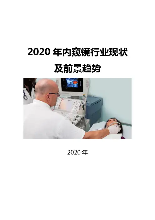 2020内窥镜行业现状及前景趋势