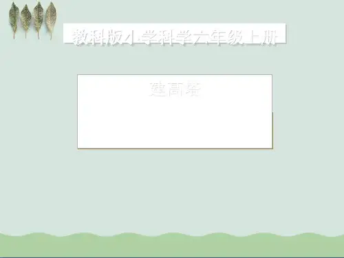《建高塔》形状与结构ppt